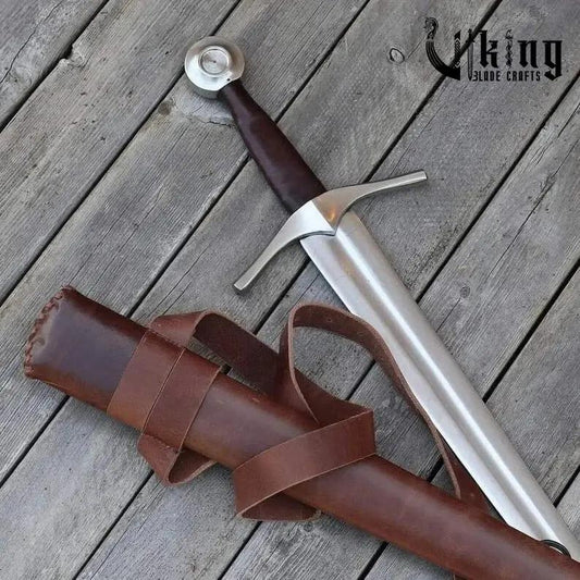 Templar Knight Medieval Sword – 14th Century Replica Blade Viking_Blade_Crafts