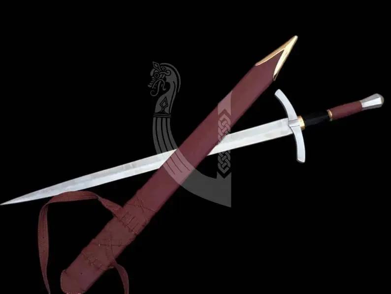 Handmade Medieval Templar Knight Sword – Historic Crusader Replica Blade Viking_Blade_Crafts