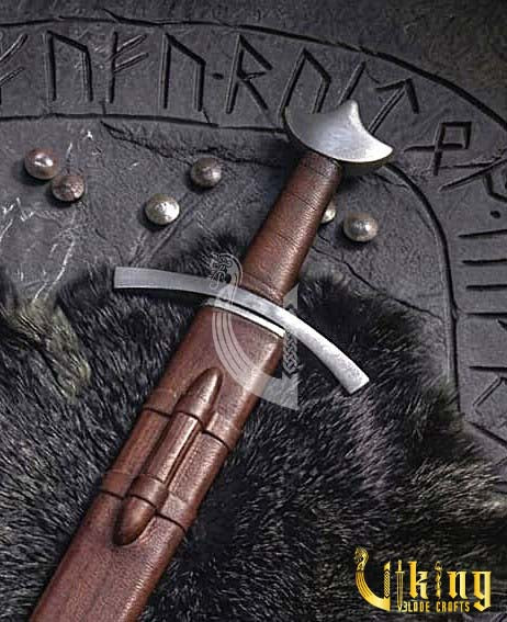 Three-Lobed Petersen Type Viking Sword: Historic Early Medieval Blade