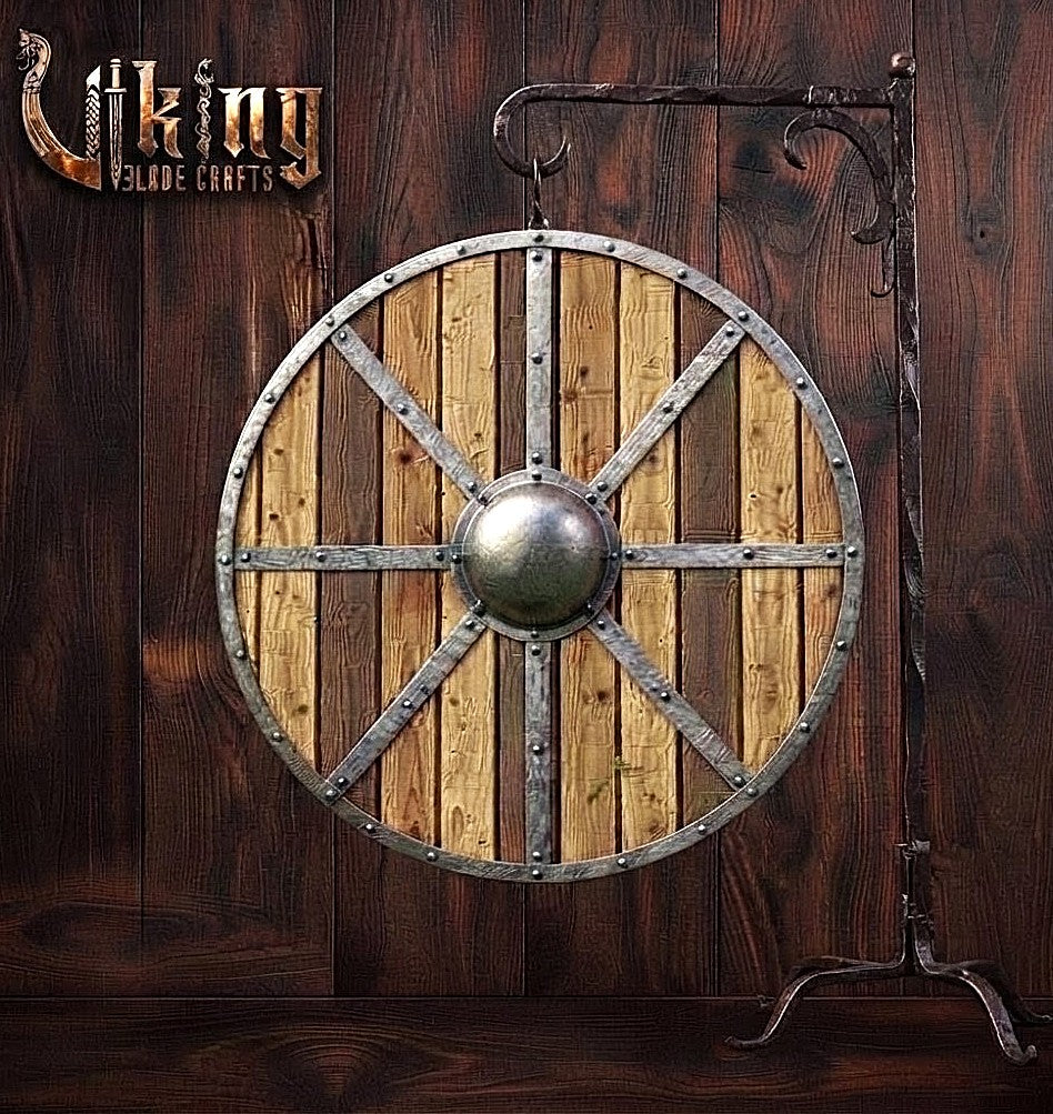 The Skjöldr of the High Jarl Radial-Braced Multi-Tone Viking Shield