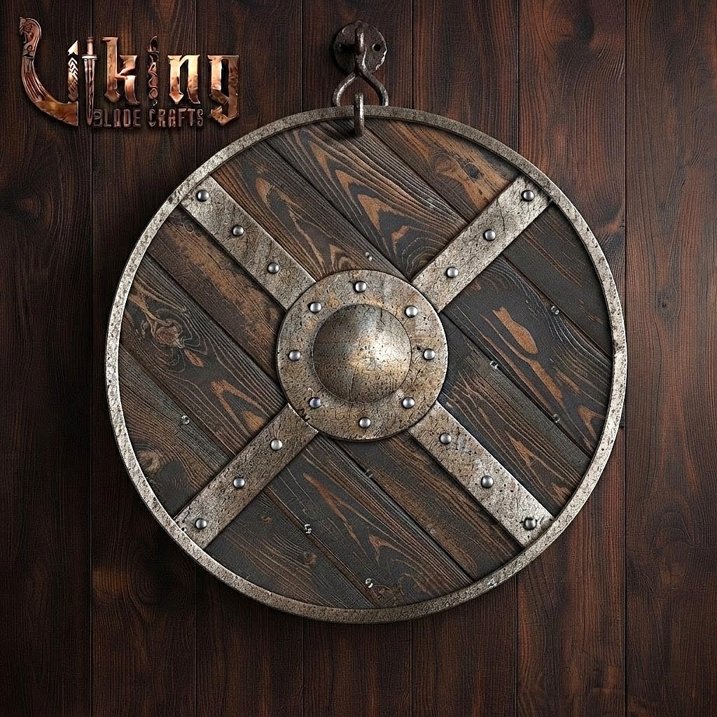 The Skjöldr of Hedeby Diagonal Cross-Strap Norse Shield