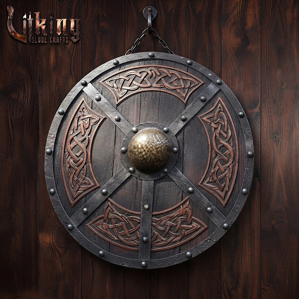 The Skjöldr of the High Jarl Handcrafted Cross-Strap Borre Shield