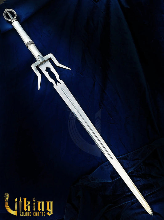 Ciri Sword Replica – Witcher Fantasy Blade with Scabbard & Display Viking_Blade_Crafts