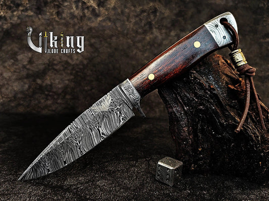 Forged Damascus Steel Gentlemen Series Hunting & Campaign Knife Viking_Blade_Crafts
