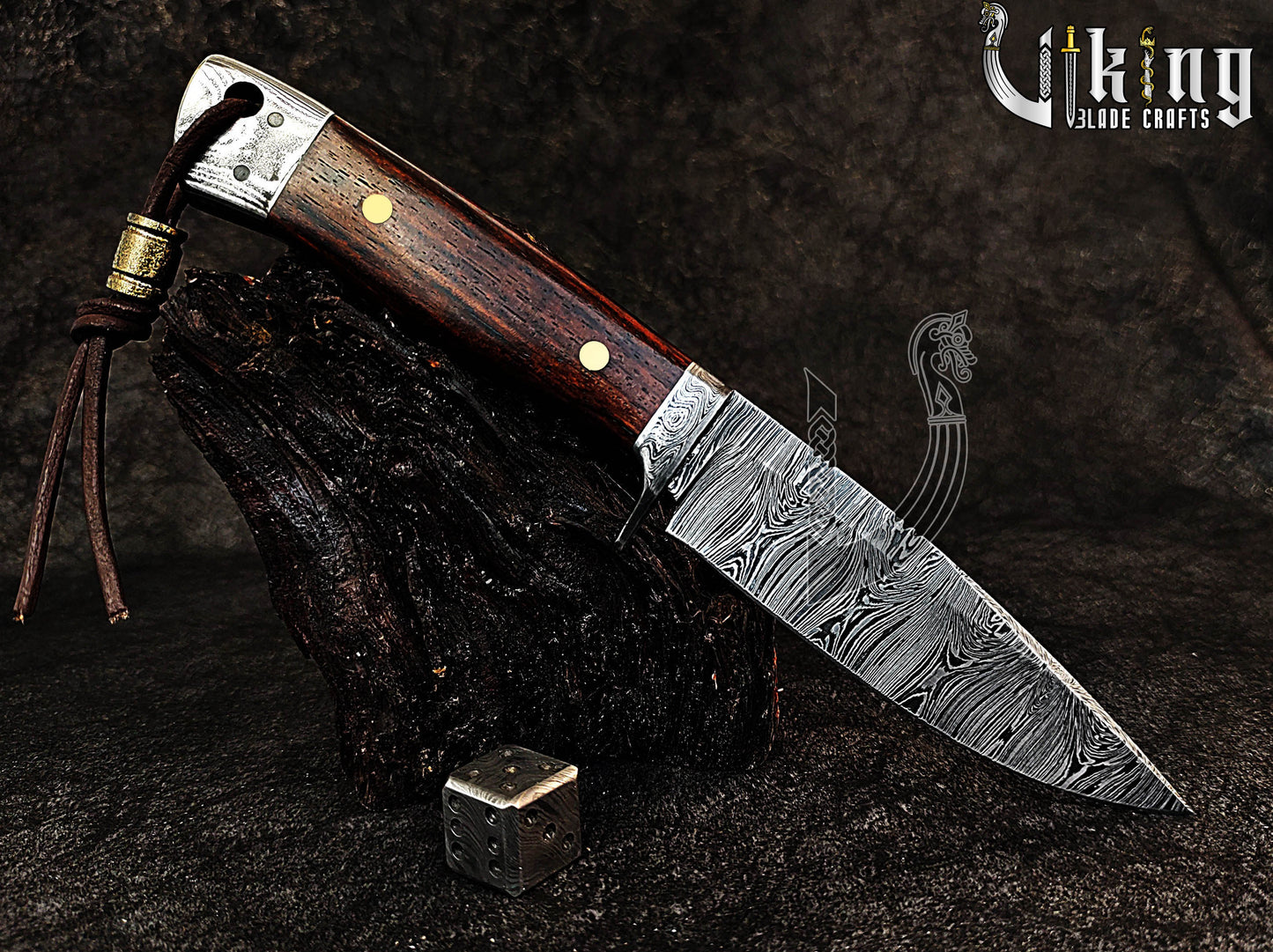 Forged Damascus Steel Gentlemen Series Hunting & Campaign Knife