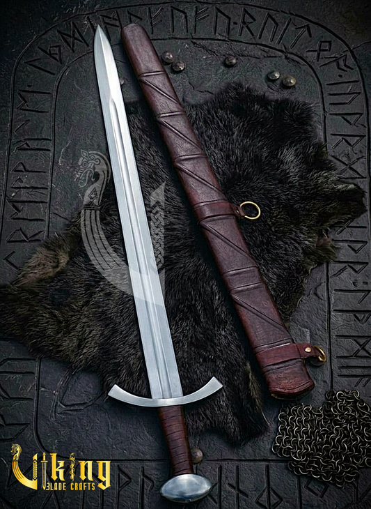 Handcrafted Saint Maurice Medieval Sword Replica: Historic Knight Blade