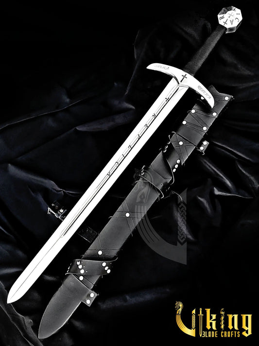 Templar Knight Sword – Medieval Replica Crusader Blade Collectible Viking_Blade_Crafts