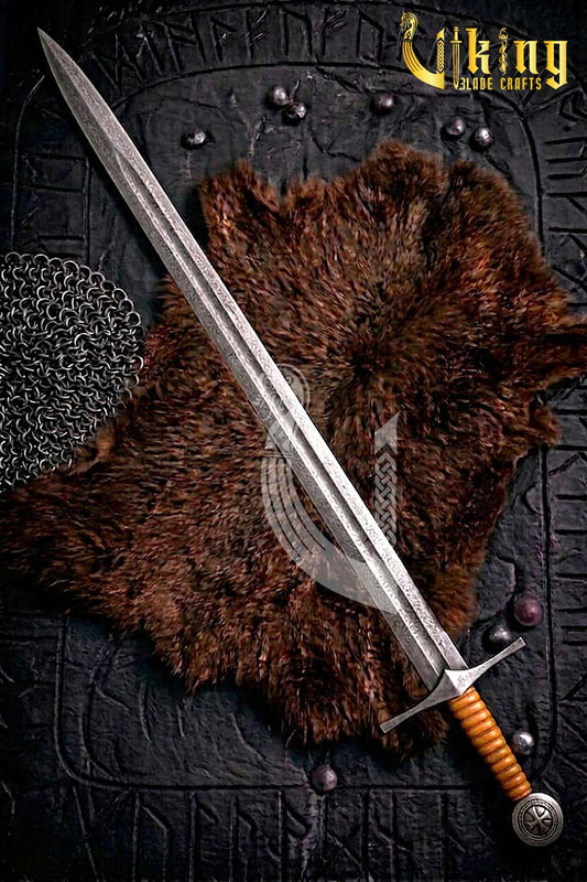 Handcrafted 39" Medieval Knight Crusader Sword Replica Collectible