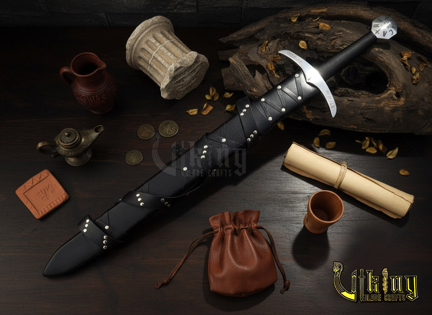 Templar Knight Sword – Medieval Replica Crusader Blade Collectible