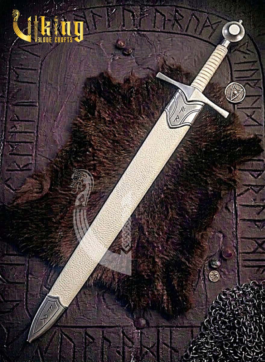 Premium Handmade Medieval Crusader Knight Sword Replica With Scabbard