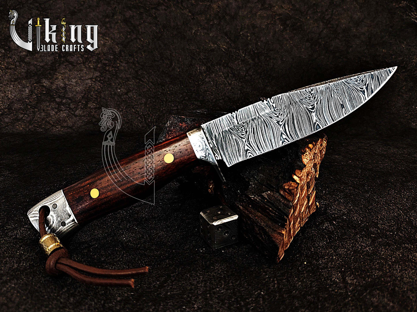 Forged Damascus Steel Gentlemen Series Hunting & Campaign Knife