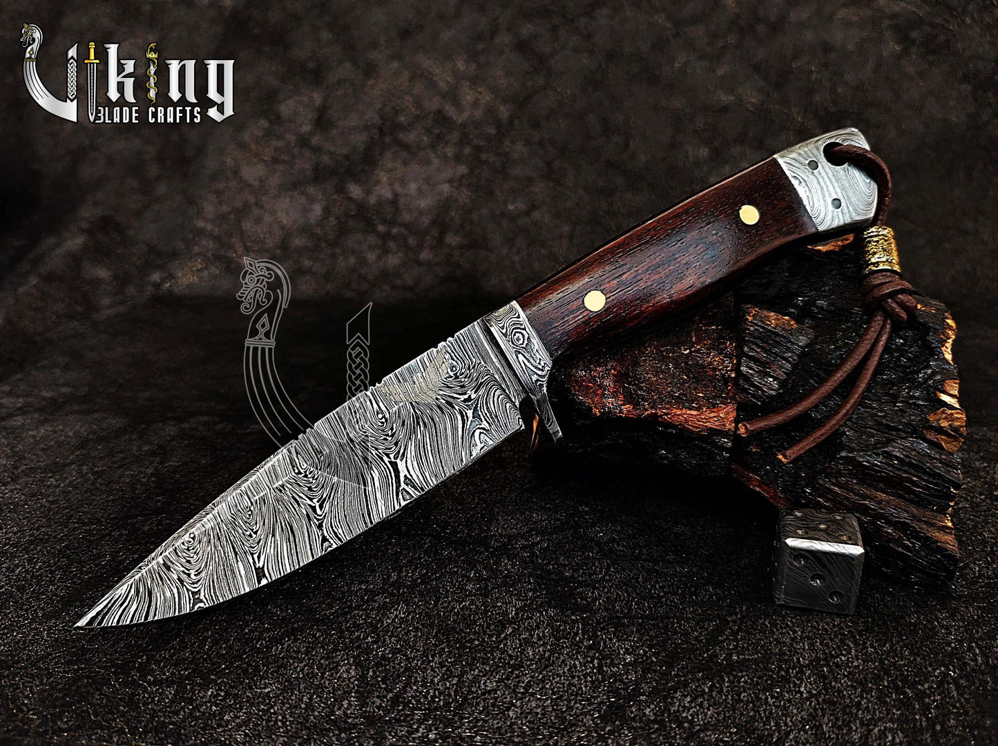 Forged Damascus Steel Gentlemen Series Hunting & Campaign Knife