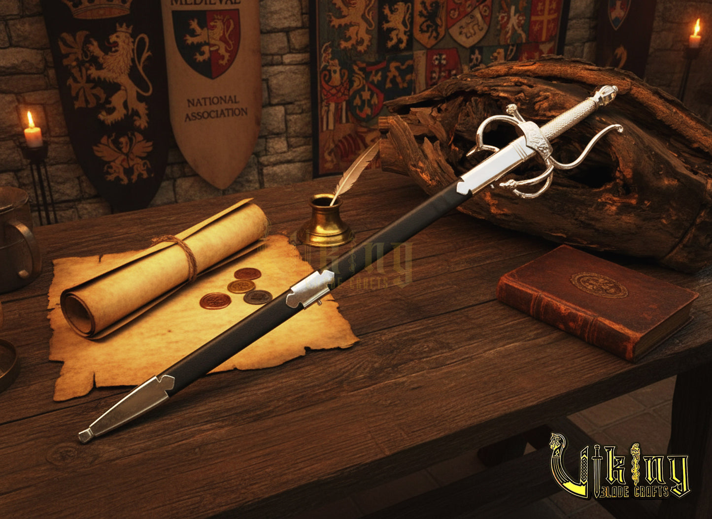 Legend of Zorro Sword Replica with Scabbard – Collector’s Edition