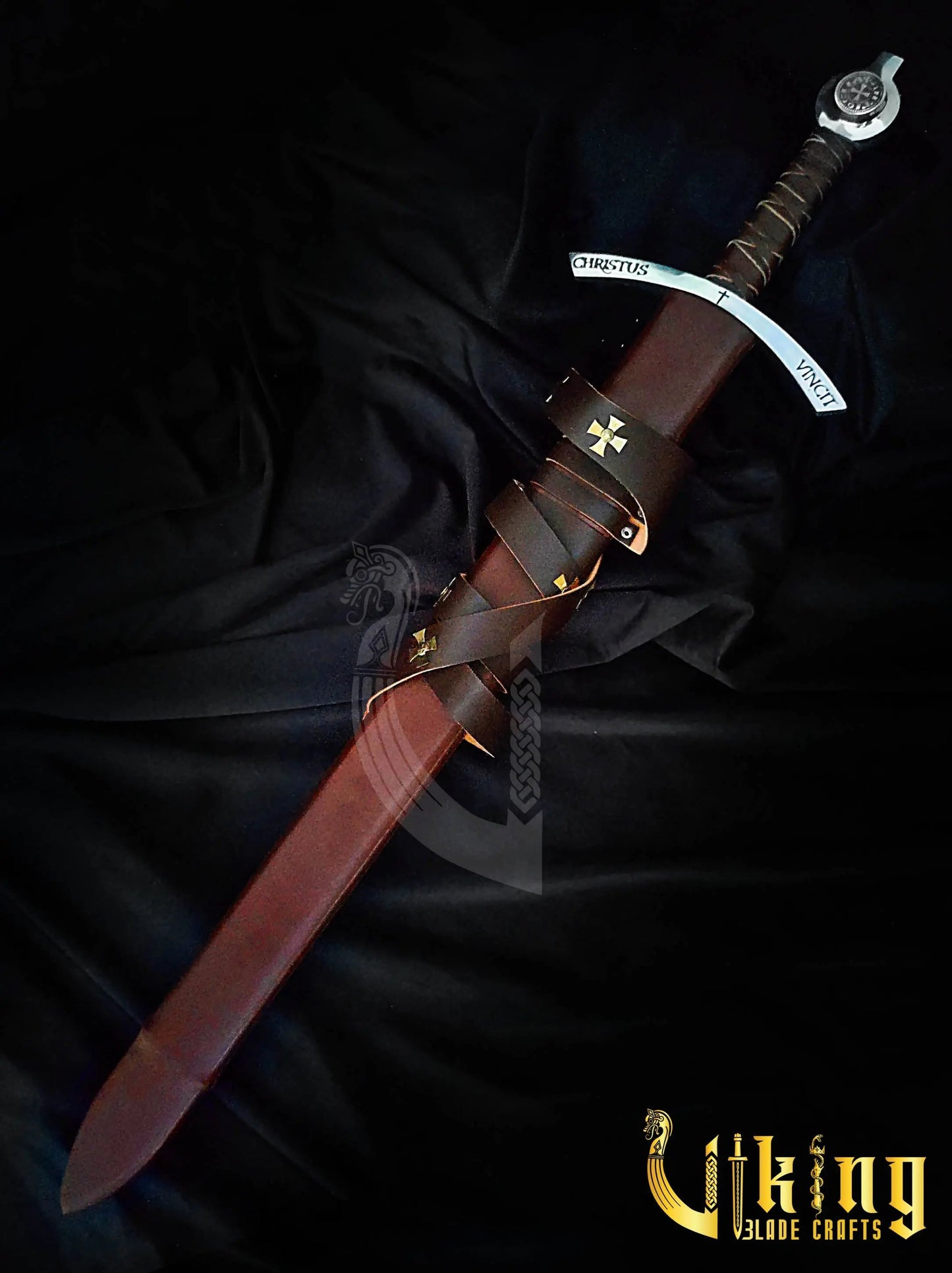 Faithkeeper Knights Templar Sword – Handmade Medieval Crusader Replica Viking_Blade_Crafts