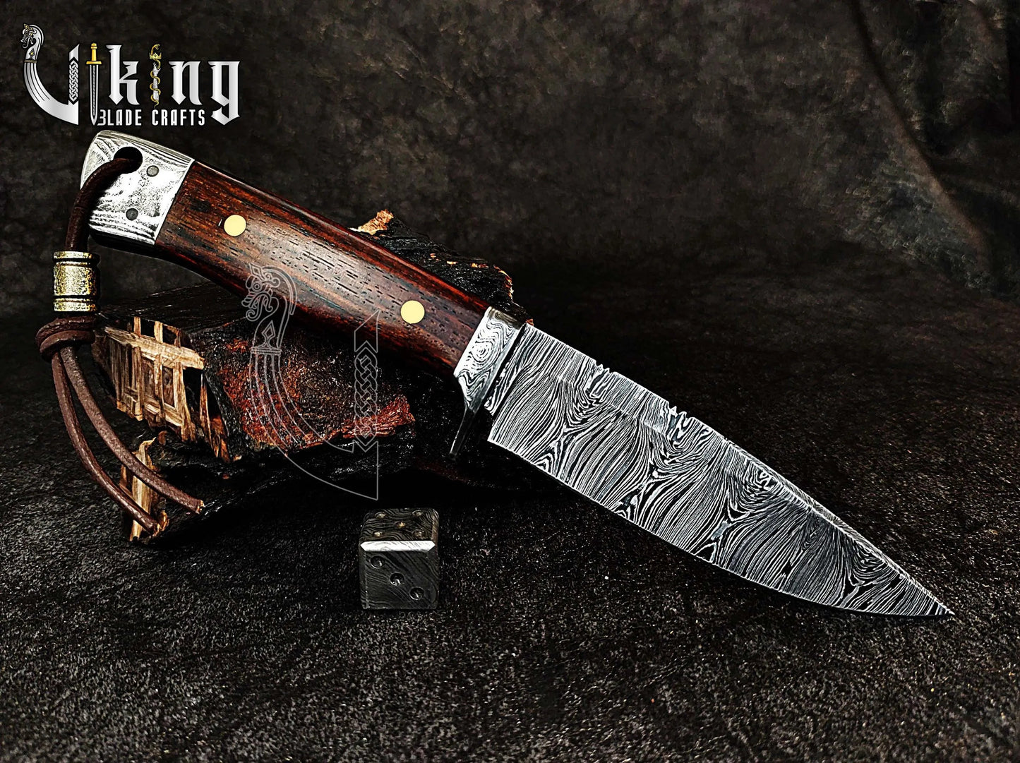 Forged Damascus Steel Gentlemen Series Hunting & Campaign Knife Viking_Blade_Crafts