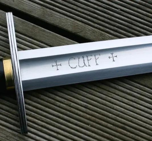 Crusader Knight Sword – Medieval Replica with Steel Blade & Sheath Viking_Blade_Crafts