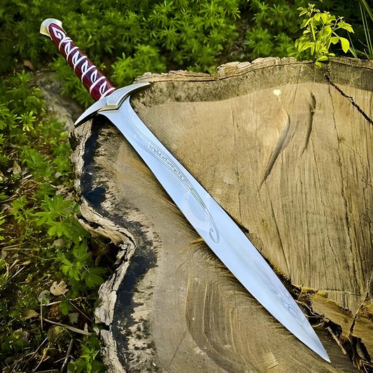 Glowing Elven Shortsword | Viking Wall Art Sword Display