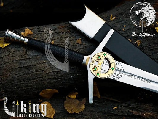 Renfri Brooch Sword – Witcher Silver Wolf Warrior Replica Viking_Blade_Crafts