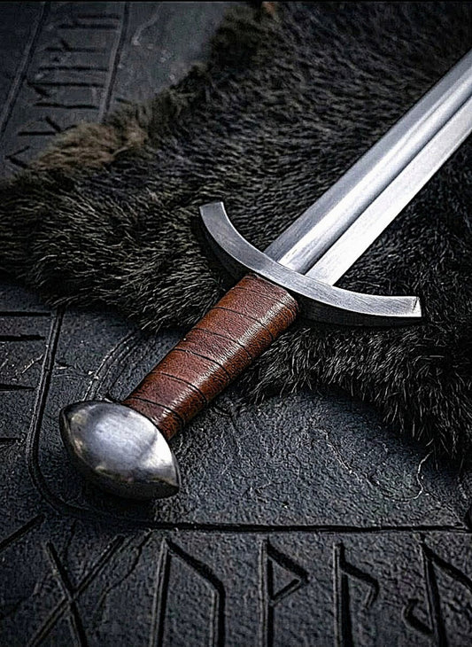 Handcrafted Saint Maurice Medieval Sword Replica: Historic Knight Blade