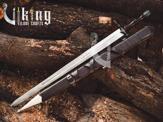 Custom Handmade Viking Sword – Authentic Medieval Steel Sword Replica Viking_Blade_Crafts