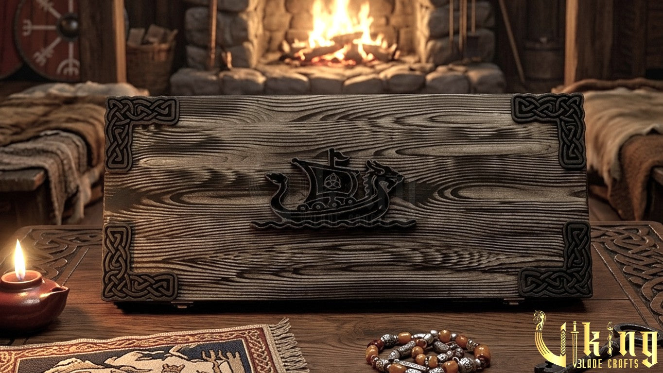 Hand-Carved Bear "bjǫrn" Handle Viking Axe | Custom Norse Axe