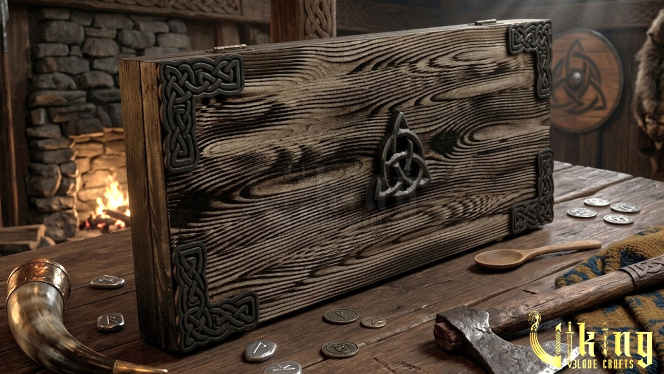 Hand-Carved Bear "bjǫrn" Handle Viking Axe | Custom Norse Axe