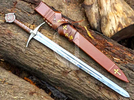 Accolade Sword of the Knights Templar – Handmade Medieval Collectible Blade