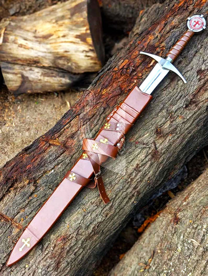 Accolade Sword of the Knights Templar – Handmade Medieval Collectible Blade