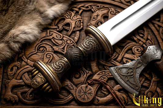 Handmade Fetter Lane Sword – Historic Viking Replica with Scabbard