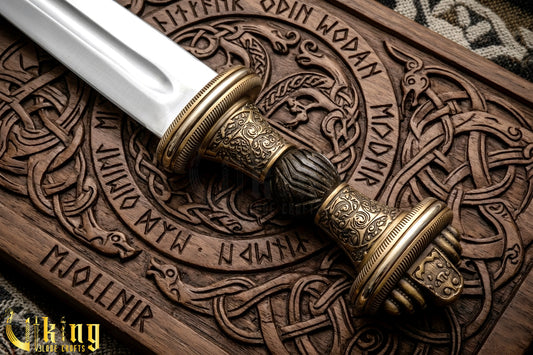 Handmade Fetter Lane Sword – Historic Viking Replica with Scabbard