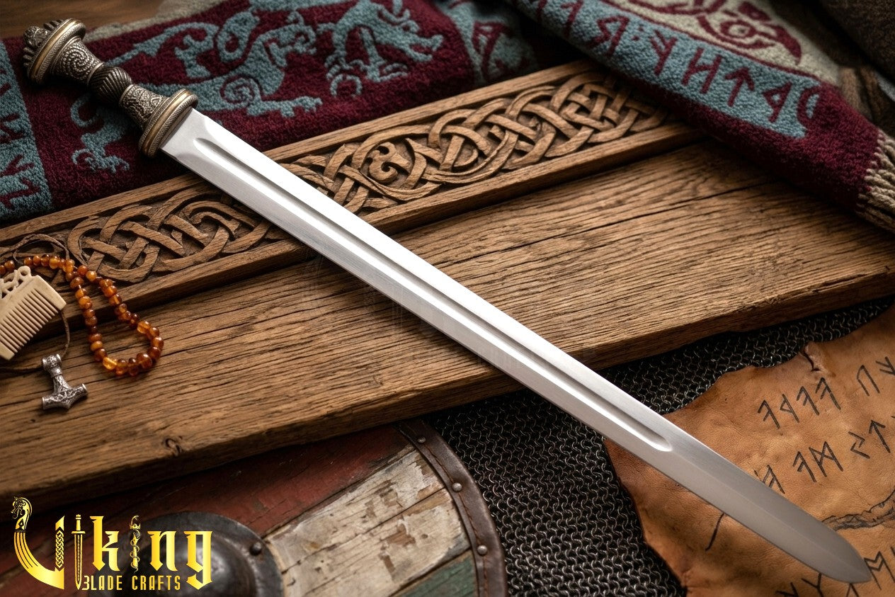 Handmade Fetter Lane Sword – Historic Viking Replica with Scabbard