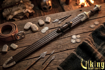 Handmade Fetter Lane Sword – Historic Viking Replica with Scabbard