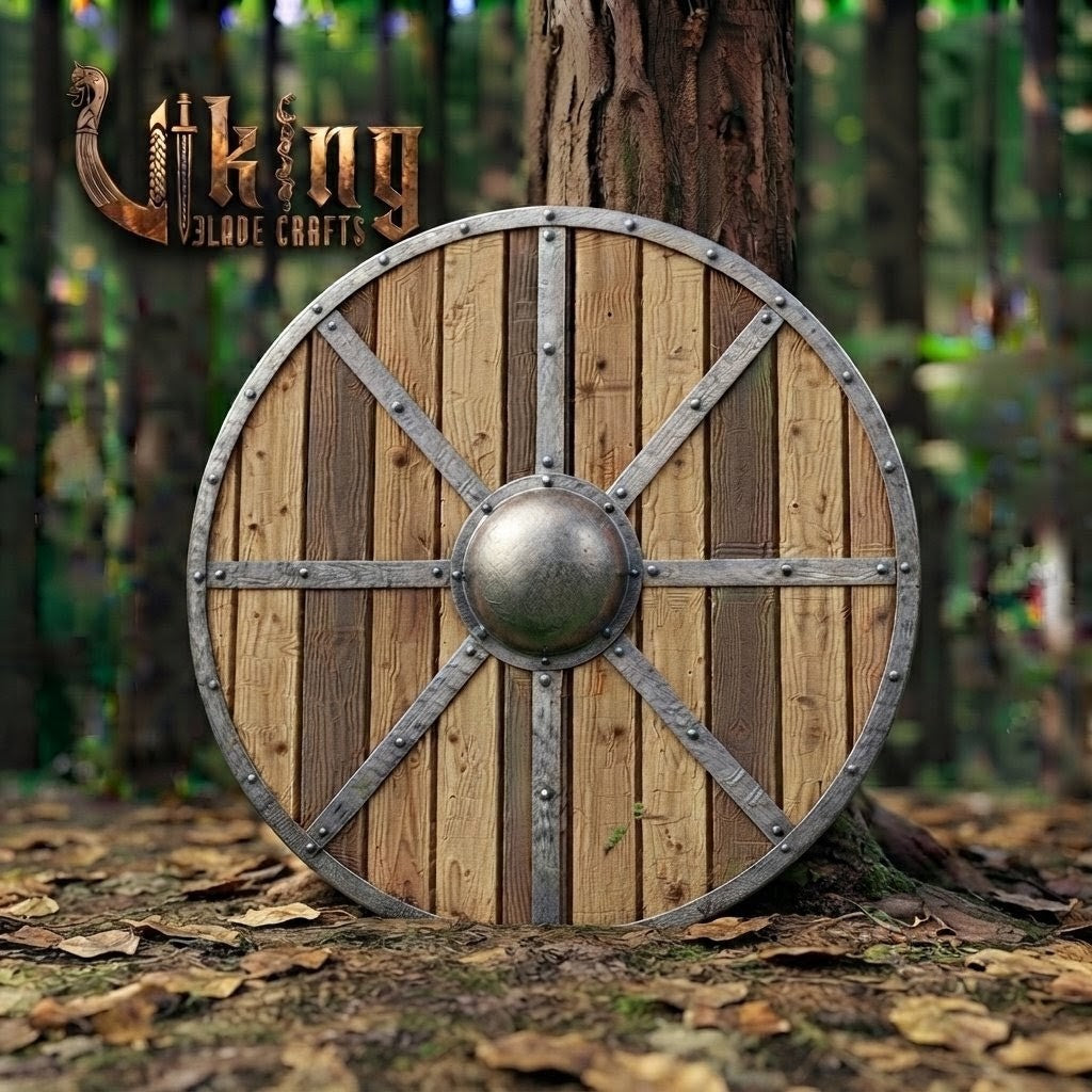 The Skjöldr of the High Jarl Radial-Braced Multi-Tone Viking Shield