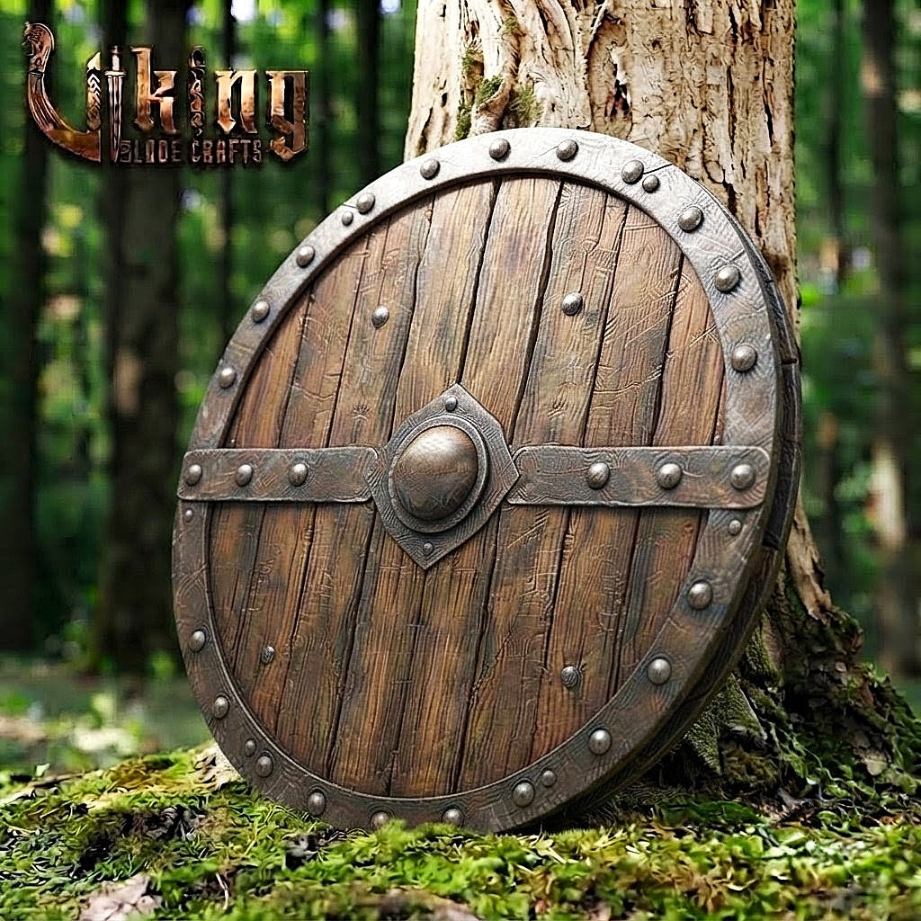 The Skjöldr of Birka Horizontal Diamond-Collar Norse Shield