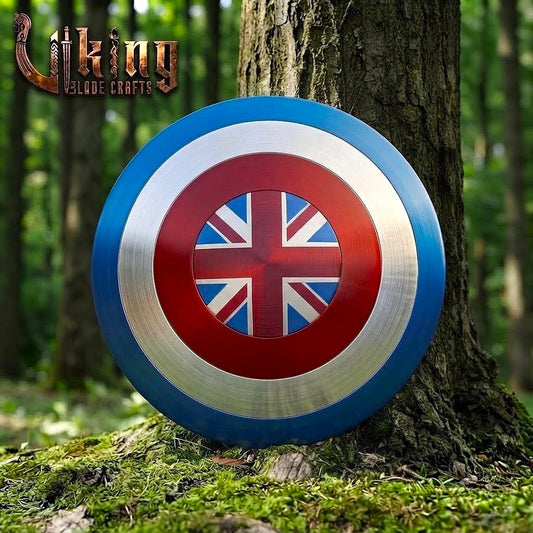 The Captain Carter Aegis 24" Hardened Steel Union Jack Shield