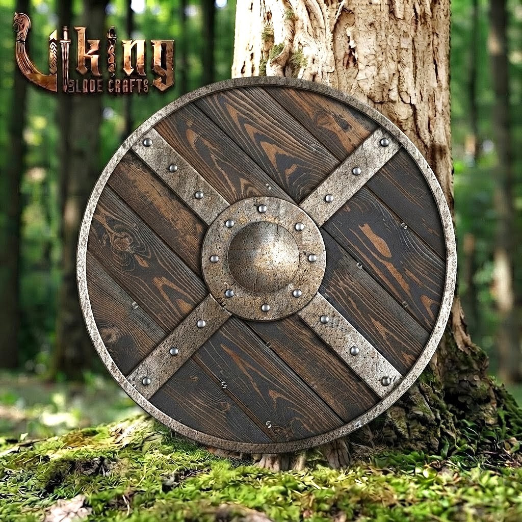 The Skjöldr of Hedeby Diagonal Cross-Strap Norse Shield