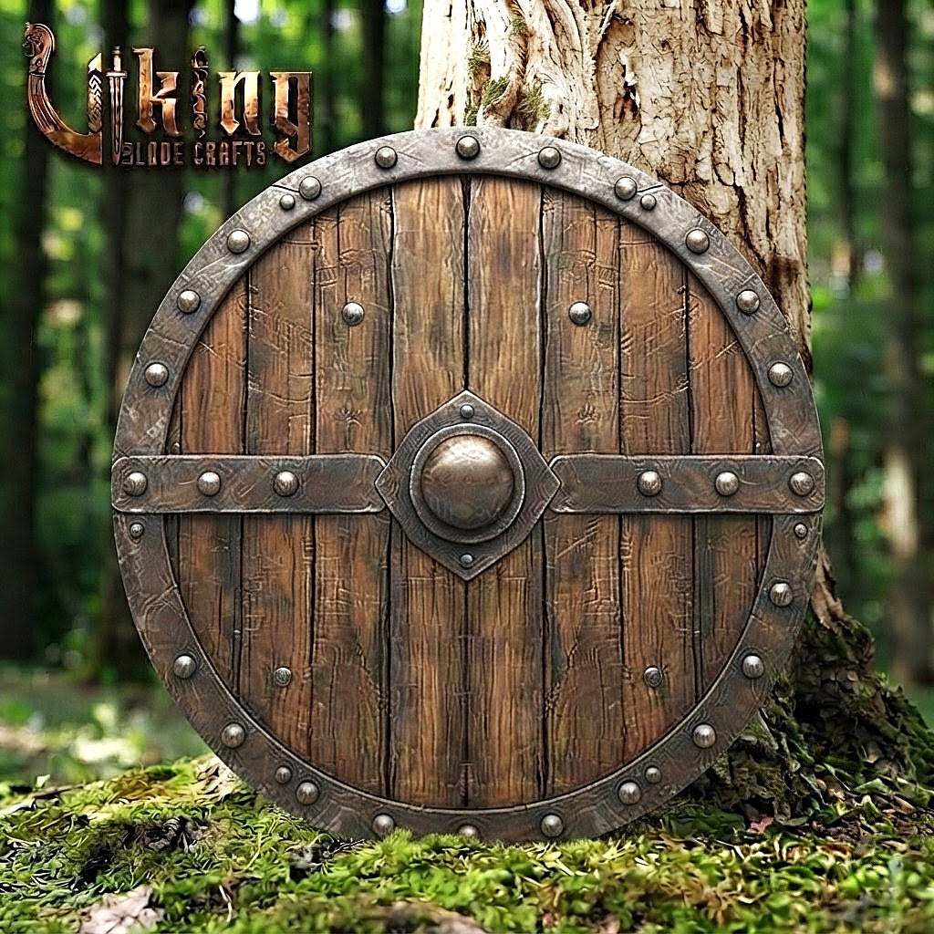The Skjöldr of Birka Horizontal Diamond-Collar Norse Shield