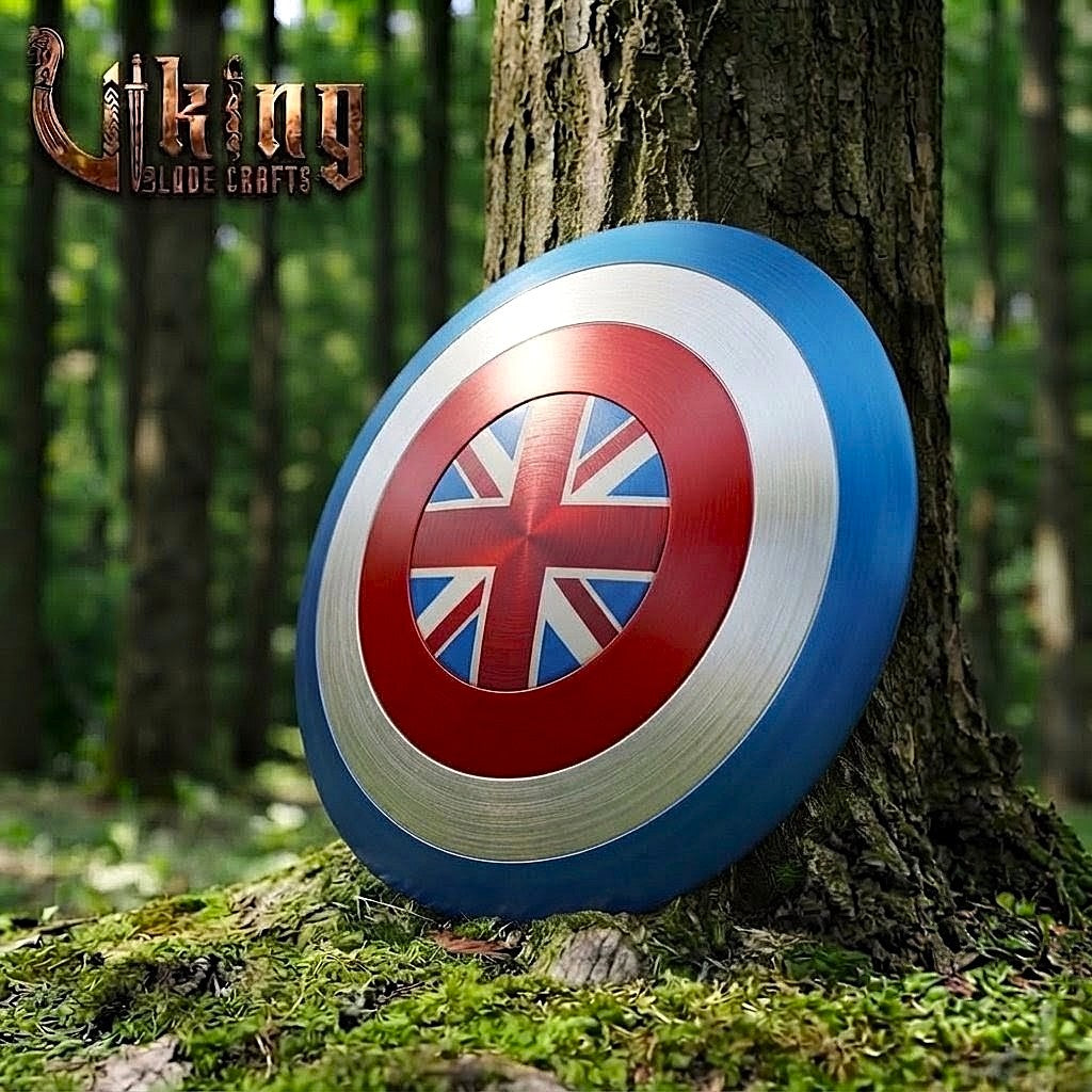 The Captain Carter Aegis 24" Hardened Steel Union Jack Shield