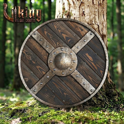 The Skjöldr of Hedeby Diagonal Cross-Strap Norse Shield