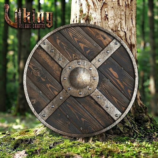 The Skjöldr of Hedeby Diagonal Cross-Strap Norse Shield