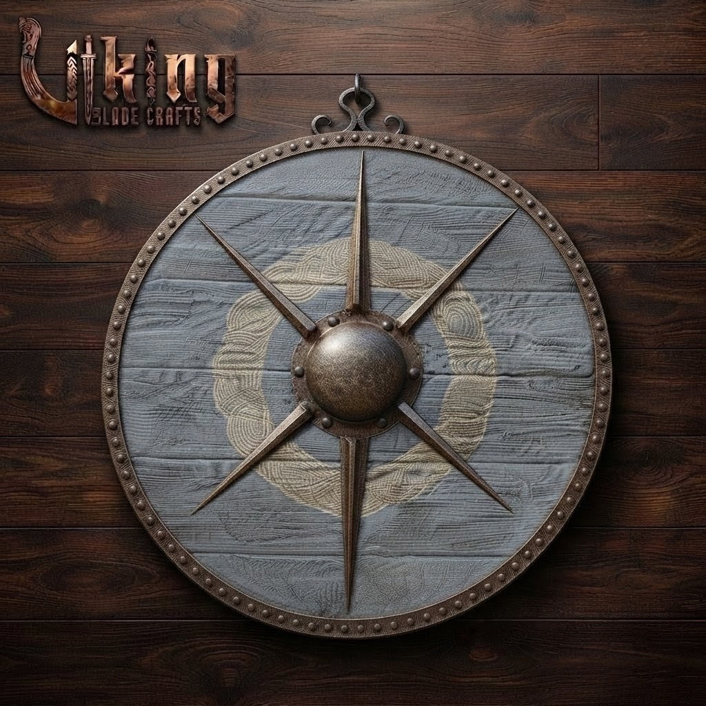 The Ægir’s Compass: 6-Spoke Star-Burst Viking Shield