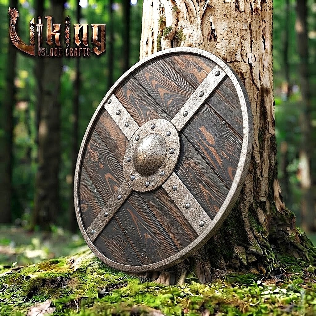 The Skjöldr of Hedeby Diagonal Cross-Strap Norse Shield