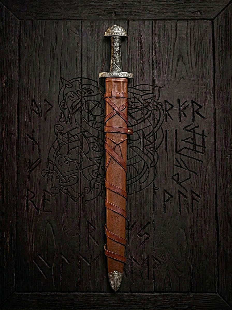 Oslo Viking Sword with Scabbard | Intricately Crafted Norse Blade