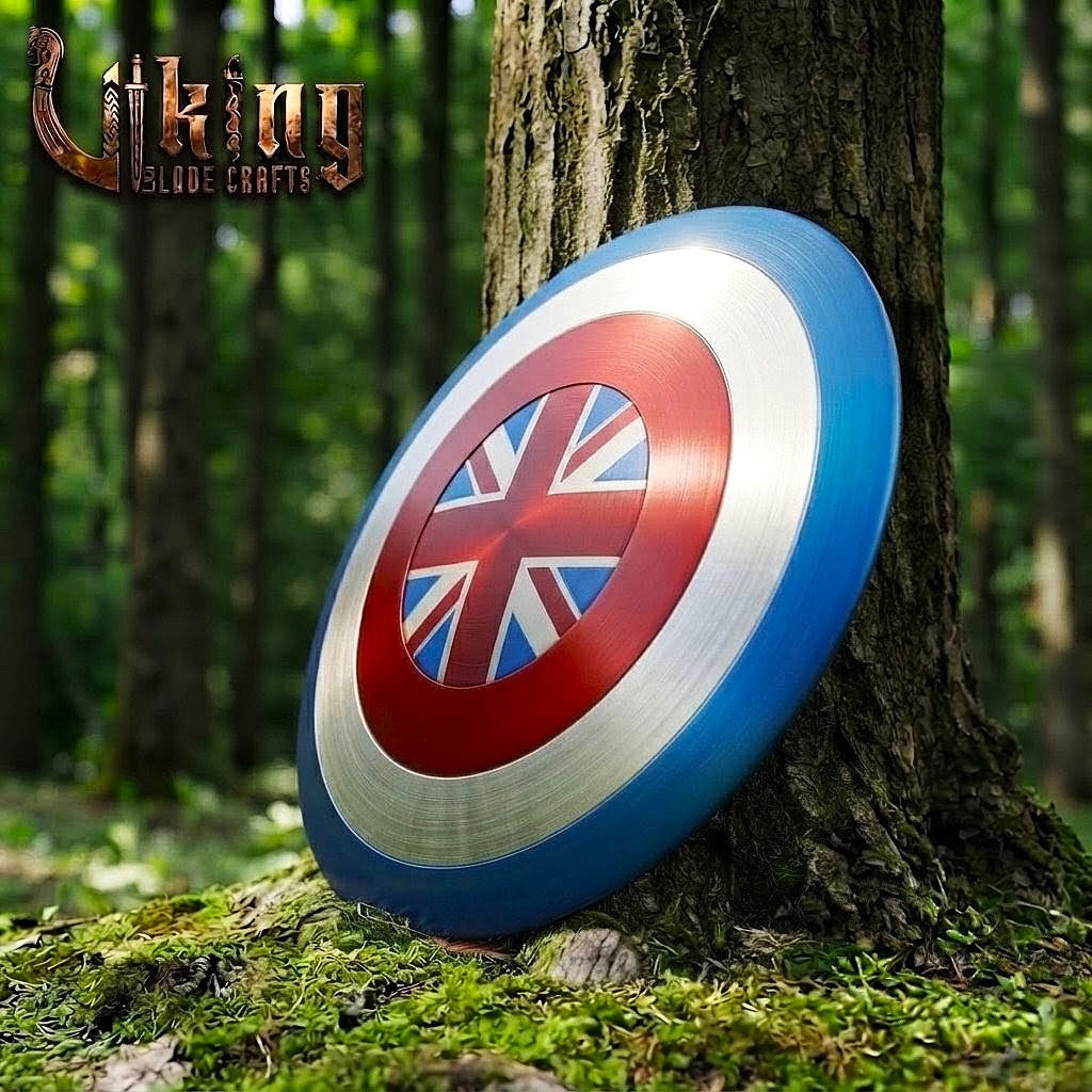 The Captain Carter Aegis 24" Hardened Steel Union Jack Shield