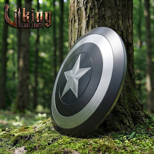 The Stealth Avenger’s Aegis 24" Hardened Steel Black Captain America Shield