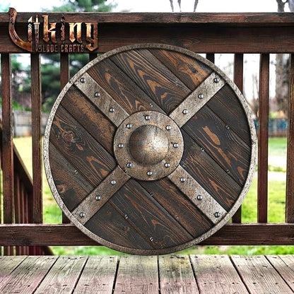 The Skjöldr of Hedeby Diagonal Cross-Strap Norse Shield