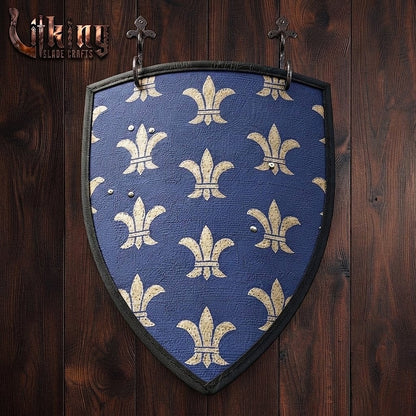 The Sovereign’s Aegis Fleur-de-lis Royal Medieval Heater Shield