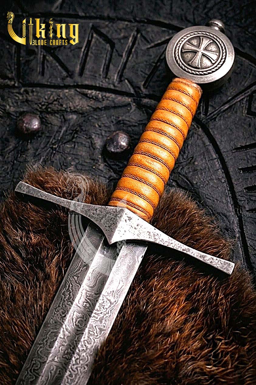 Handcrafted 39" Medieval Knight Crusader Sword Replica Collectible