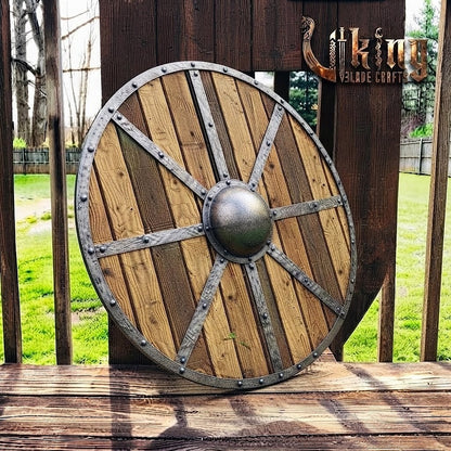 The Skjöldr of the High Jarl Radial-Braced Multi-Tone Viking Shield