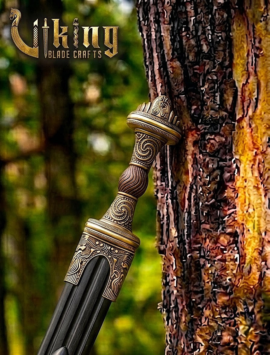 Handmade Fetter Lane Sword – Historic Viking Replica with Scabbard